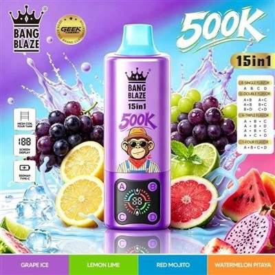 Bang 500K Pwff 15-mewn-1